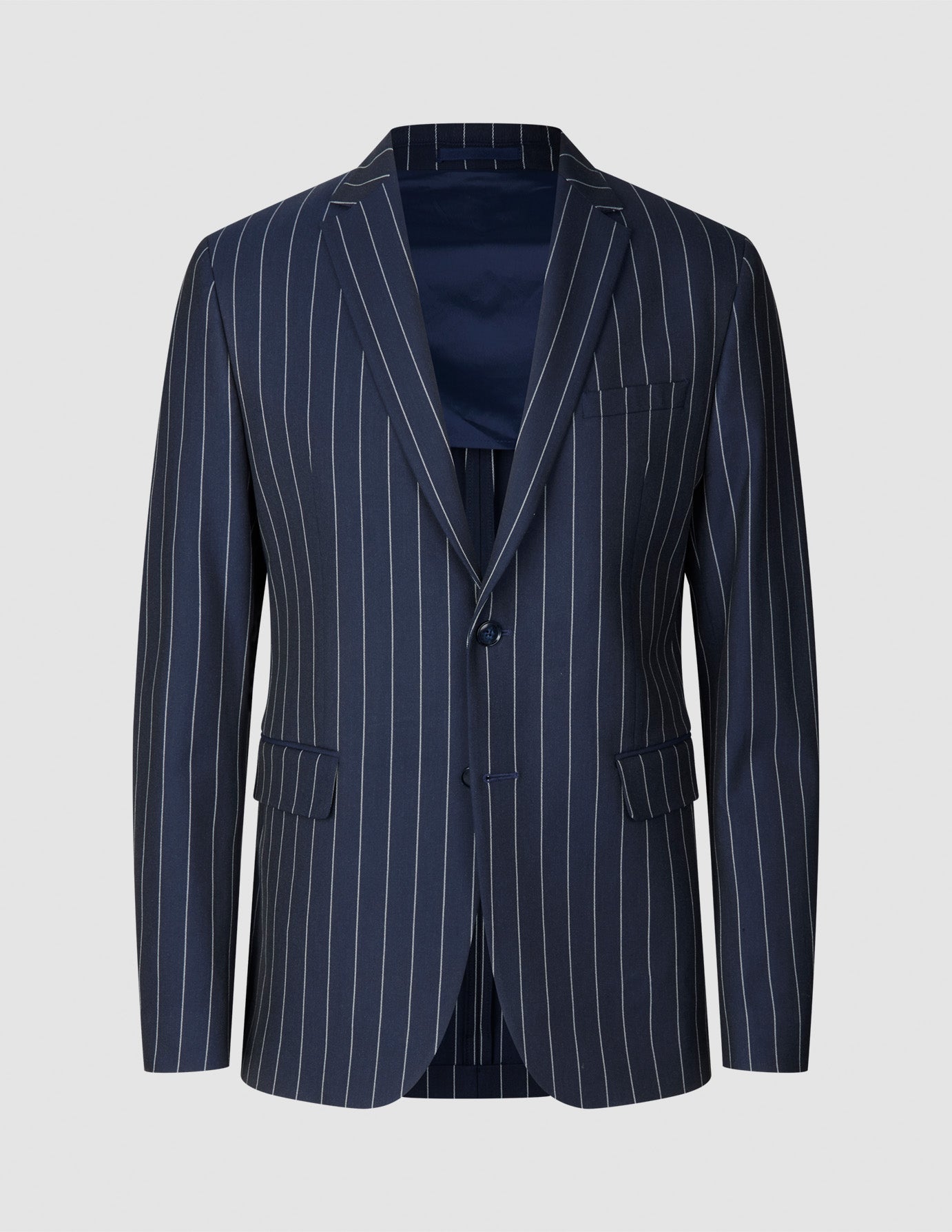 Essential Blazer Navy Stripes Regular